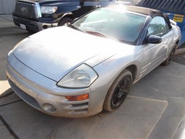 2003 MITSUBISHI ECLIPSE CONVERTIBLE GS SILVER 2.4 AT 203944